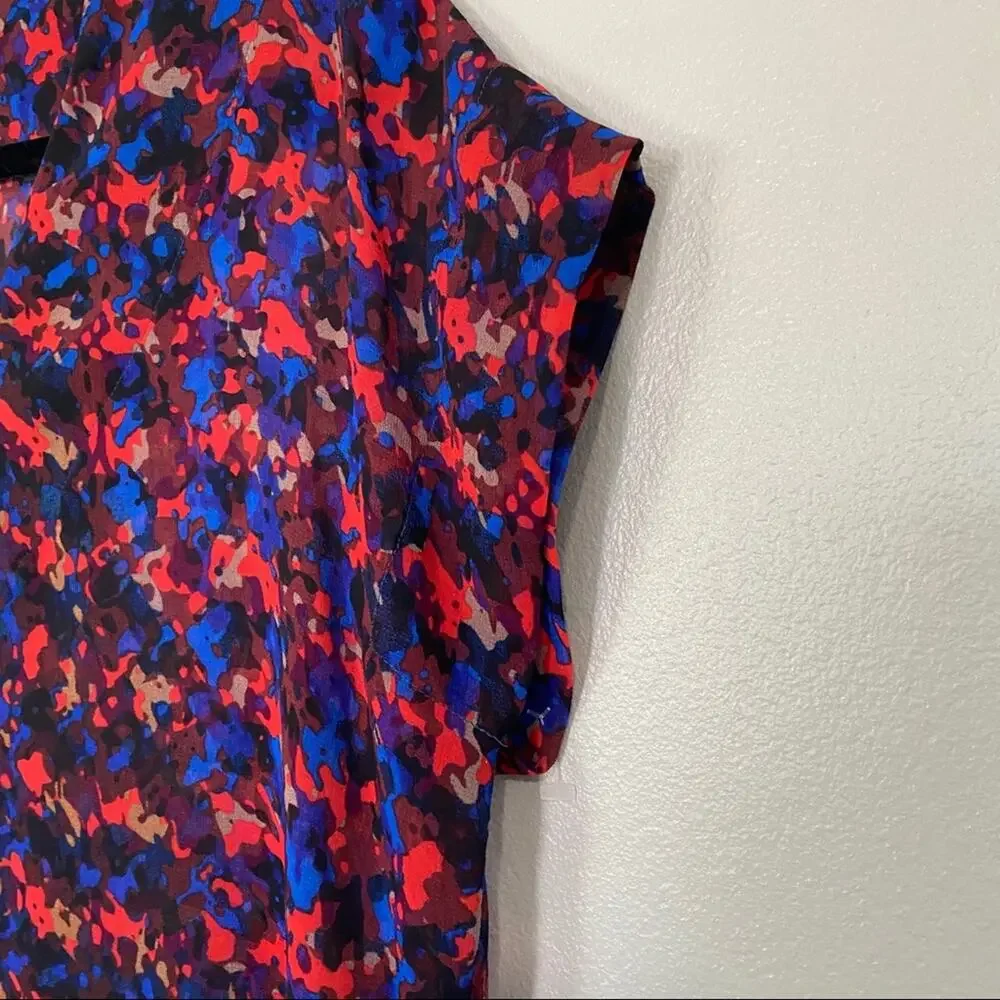 Cabi The Bonus Print Blouse Sheer XS 3248